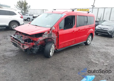 2017 Ford Transit Connect Xlt z USA, uszkodzony, nr VIN NM0GE9F76H1331953